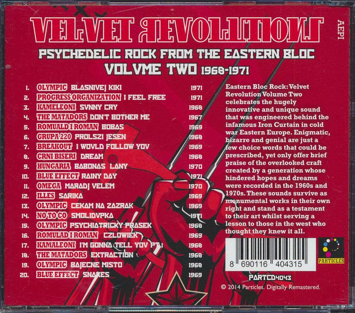 Various - Velvet Revolutions Volume 2: Psychedelic Rock From The Eastern Bloc 1968-1971 Music CD
