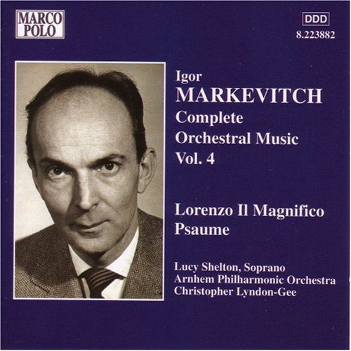 Markevitch / Shelton / Lyndon-gee - Complete Orchestral Music 4 - Music CD