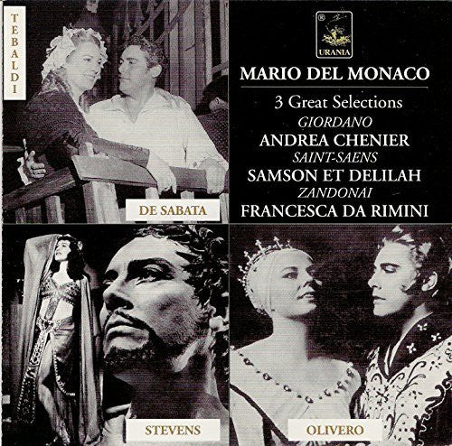 Giordano / Zandonai / Saint-saens / Monaco - 3 Operatic Selections - Music CD