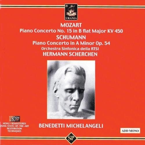 Mozart / Schumann / Scherchen / Michelangeli - Piano Cto 15 / Piano Cto Op 54 - Music CD