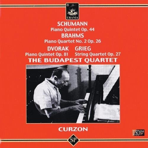 Schumann / Brahms / Dvorak / Curzon - Piano Quintete Op 44 / Piano Quartet 2 Op 26 - Music CD