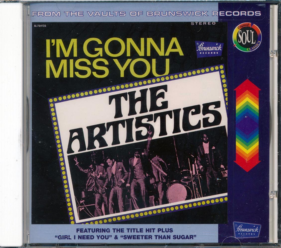 The Artistics - I'm Gonna Miss You Music CD