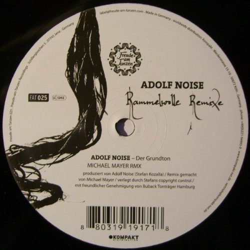 Adolf Noise - Rammelwolle Remixe - Vinyl Record