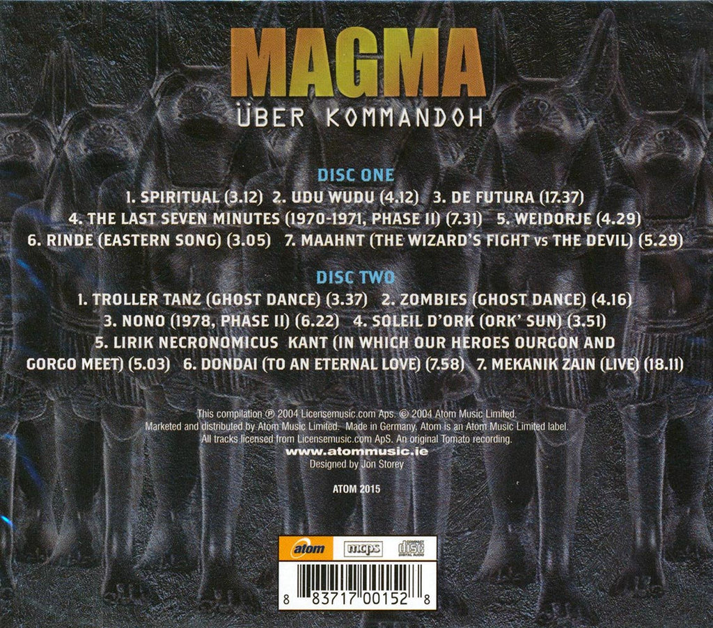 Magma - Uber Kommondoh (2xCD) Music CD