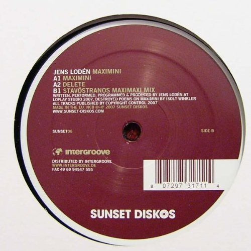 Loden,jens - Maximini - Vinyl Record