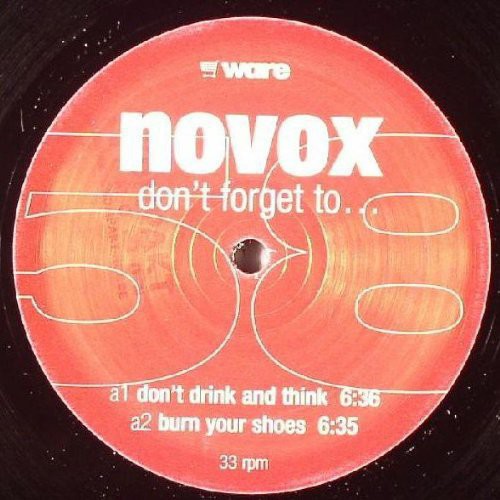 Novox - Don't Forget To - Vinyl Record