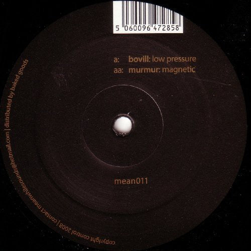 Bovill / Murmur - Low Pressure / Magnetic - Vinyl Record