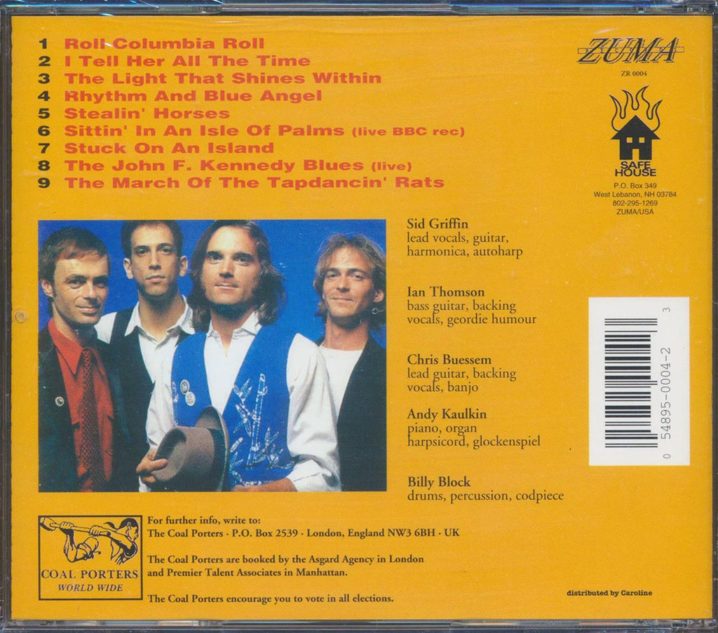The Coal Porters - Rebels Without Applause Music CD