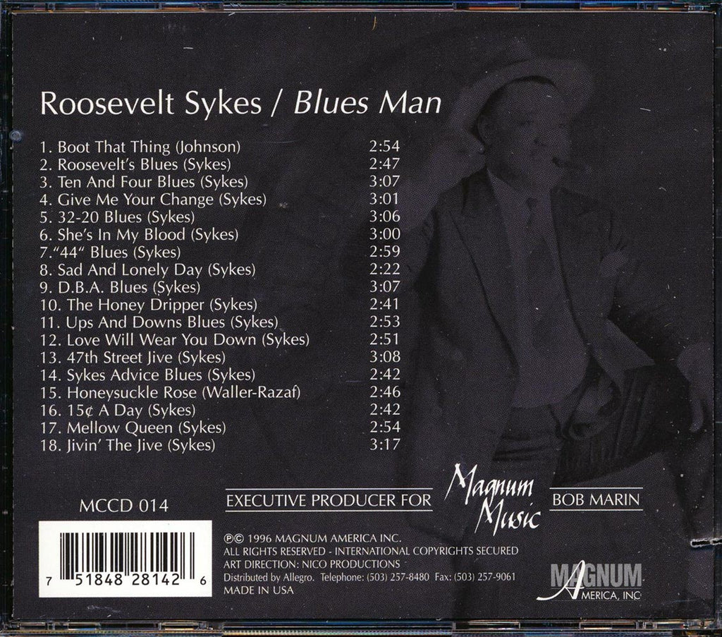 Roosevelt Sykes - Blues Man (marked/ltd stock) Music CD