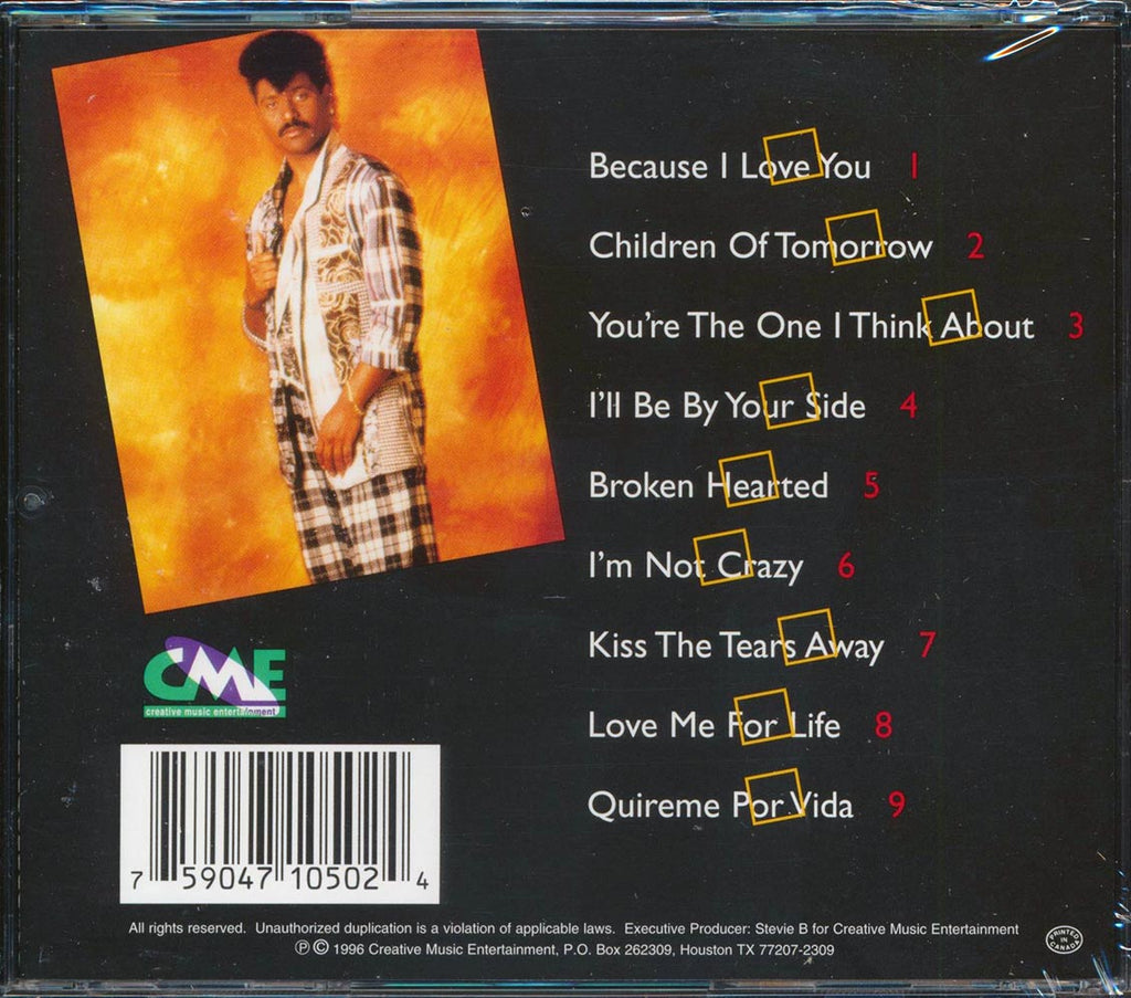 Stevie B - Best Of Love Songs Music CD