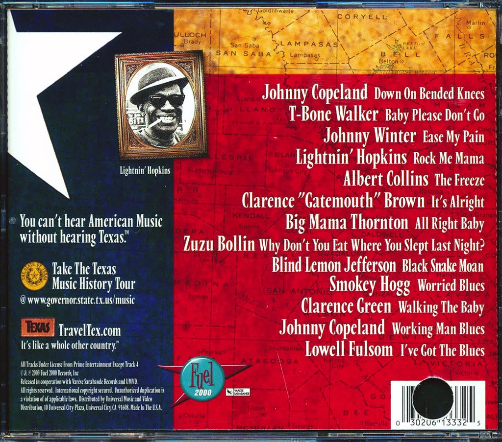 Lightnin' Hopkins, T-Bone Walker, Johnny Copeland, Blind Lemon Jefferson, Etc. - The Blues Came From Texas! (marked/ltd stock) Music CD