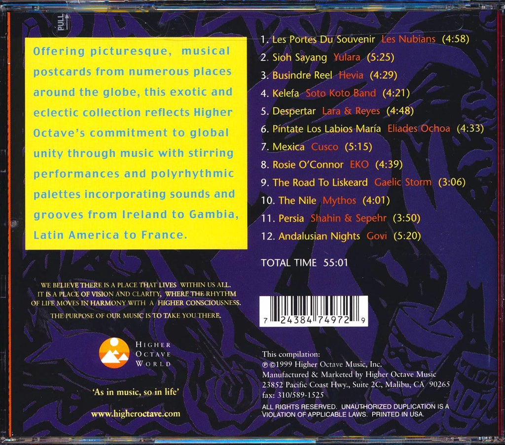 Les Nubians, Eliades Ochoa, Hevia, Cusco, EKO, Etc. - World Fusion Music CD