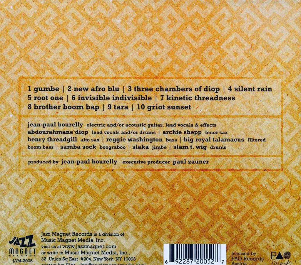 Jean-Paul Bourelly, Archie Shepp, Henry Threadbill - Boom Bop Music CD