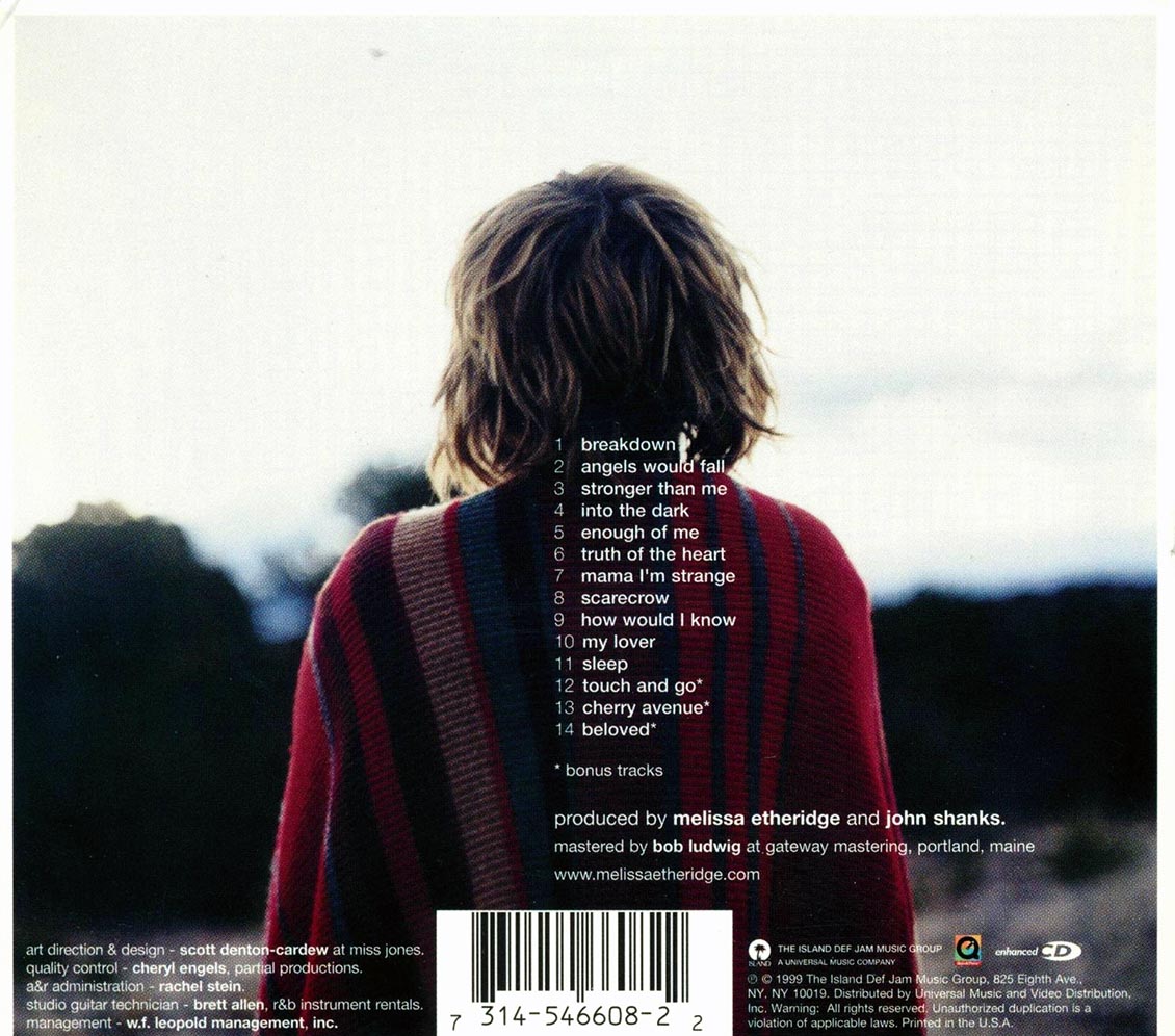 Melissa Etheridge - Breakdown Music CD