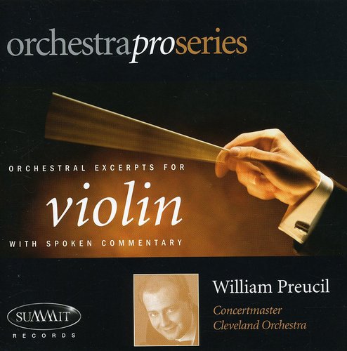 Preucil,william - Orchestra Pro Violin - Music CD