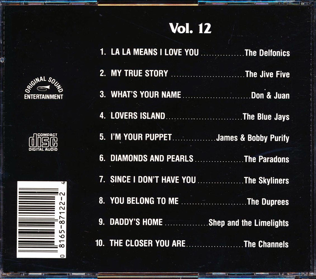 Don & Juan, The Delfonics, The Blue Jays, The Duprees, Shep & The Limelights, Etc. - Golden Oldies Volume 12: The Original Rock 'n' Roll Hits Music CD