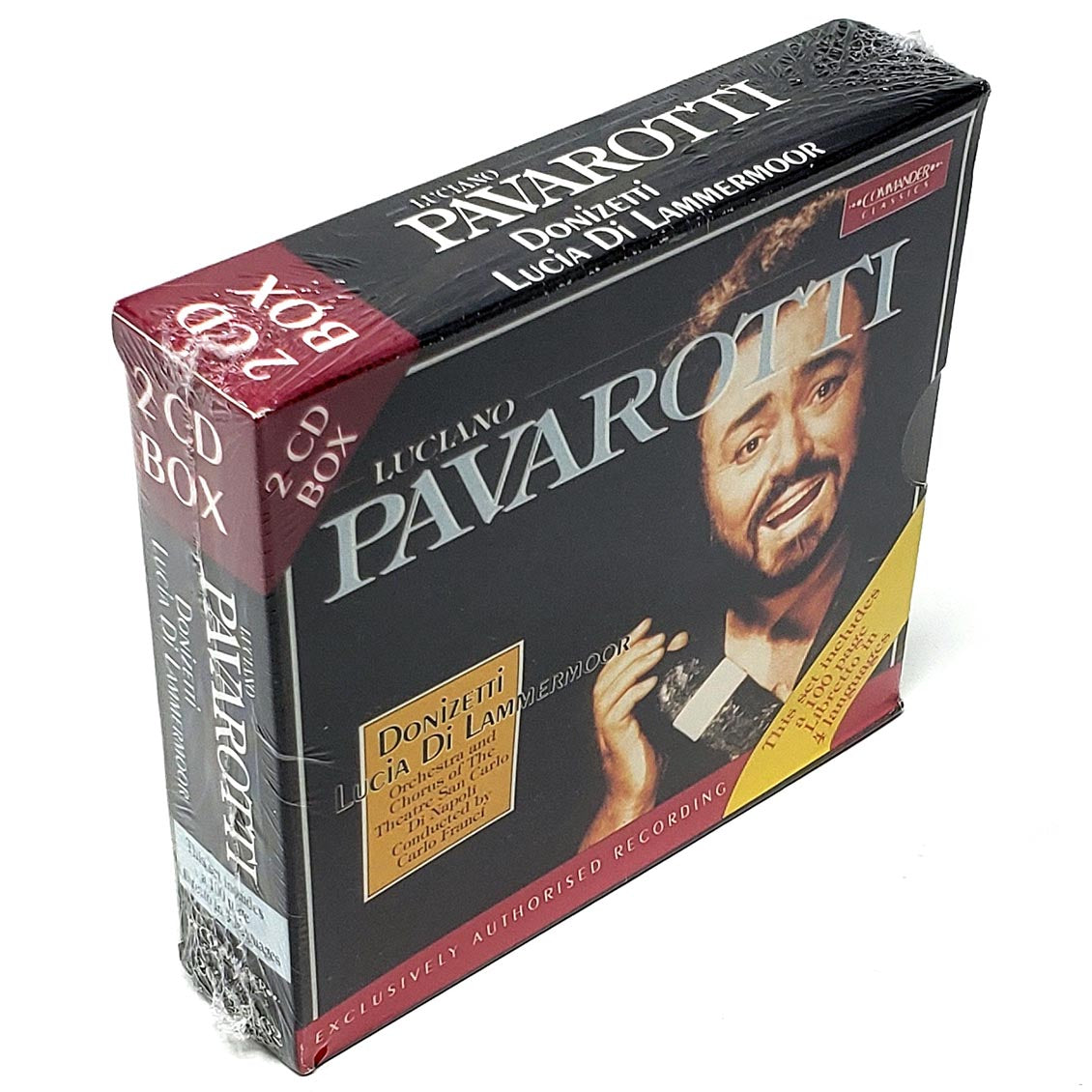 Luciano Pavarotti - Donizetti Lucia Di Lammermoor (2xCD) (box set) (incl. large booklet) Music CD