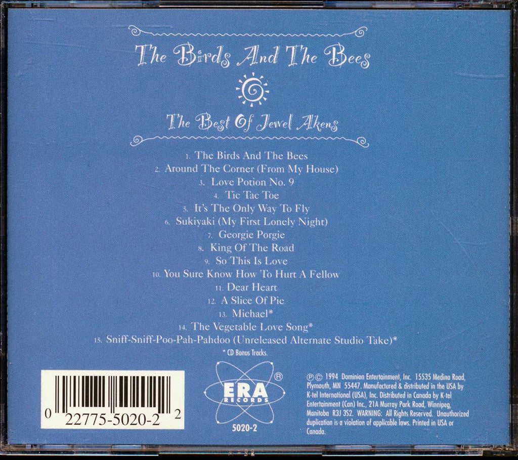 Jewel Akens - The Birds And The Bees: The Best Of Jewel Akens (marked/ltd stock) Music CD