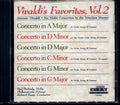 Antonio Vivaldi - Vivaldi's Favorites Volume 2 Music CD