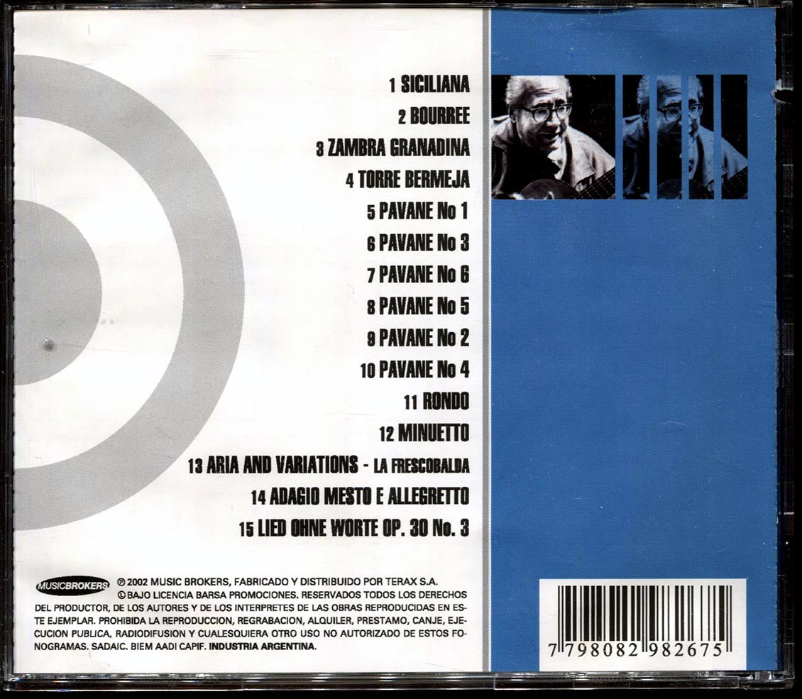 Andres Segovia - Solo Lo Mejor De Music CD