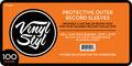 Vinyl Styl Vsp006 12in Lp Outer Sleeves 100 Ct Clr - Vinyl Styl Vsp006 12in Lp Outer Sleeves 100 Ct Clr - Bags/Sleeves