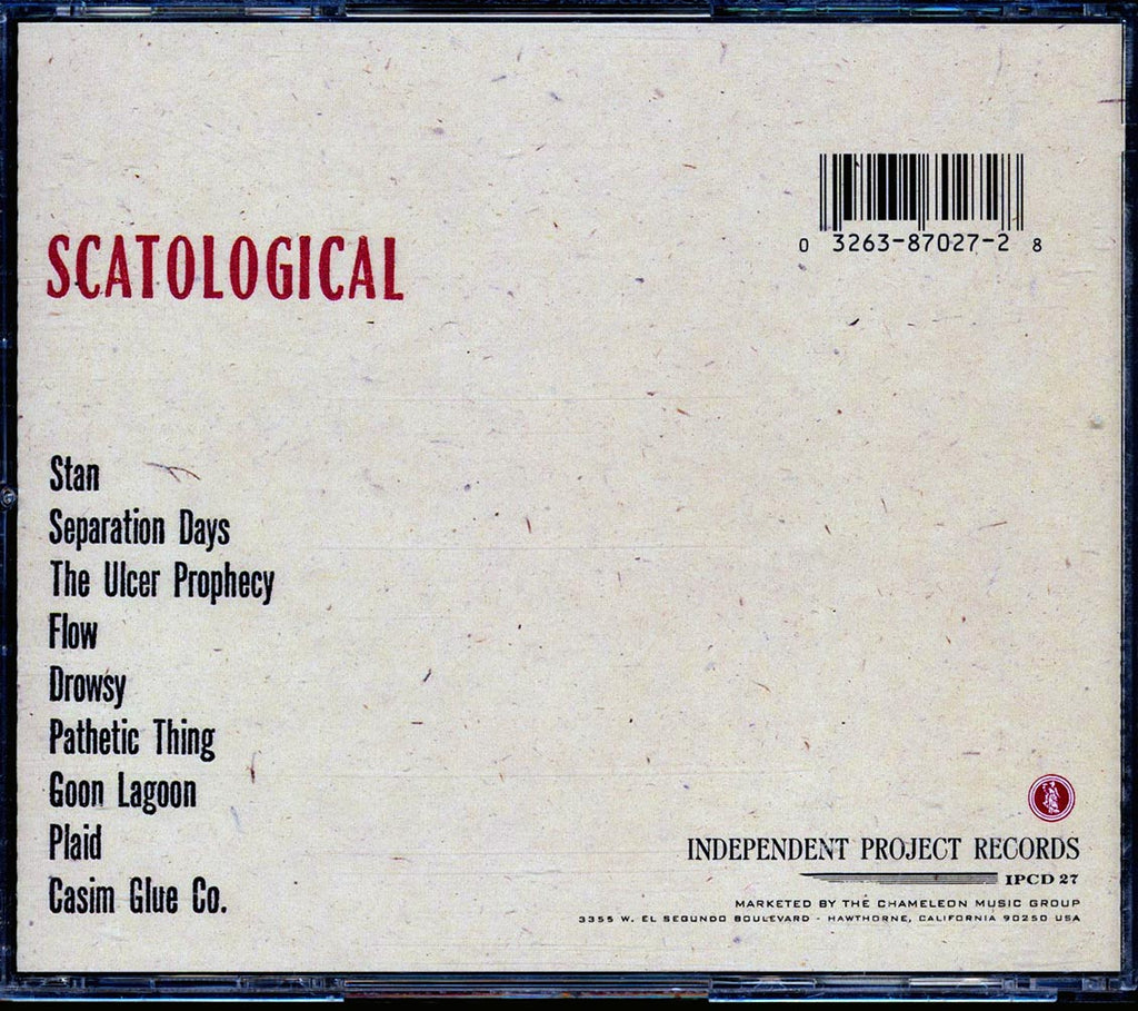 Scatological - Indian Bingo Music CD