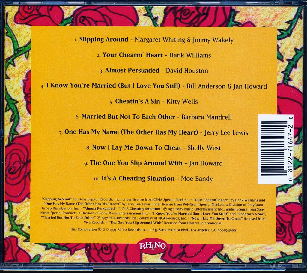 Hank Williams, Kitty Wells, Jerry Lee Lewis, Etc. - Country Shots: Two-Timing Tunes (marked/ltd stock) Music CD