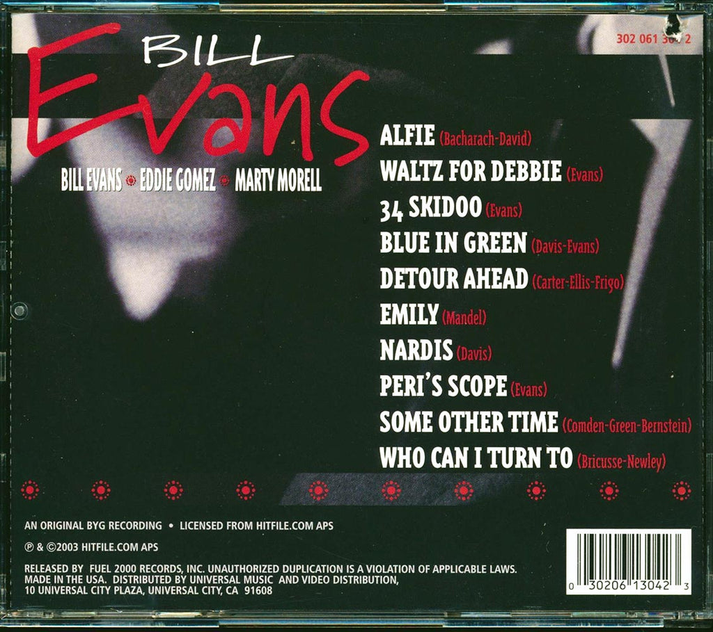 Bill Evans - Portraiture (marked/ltd stock) Music CD