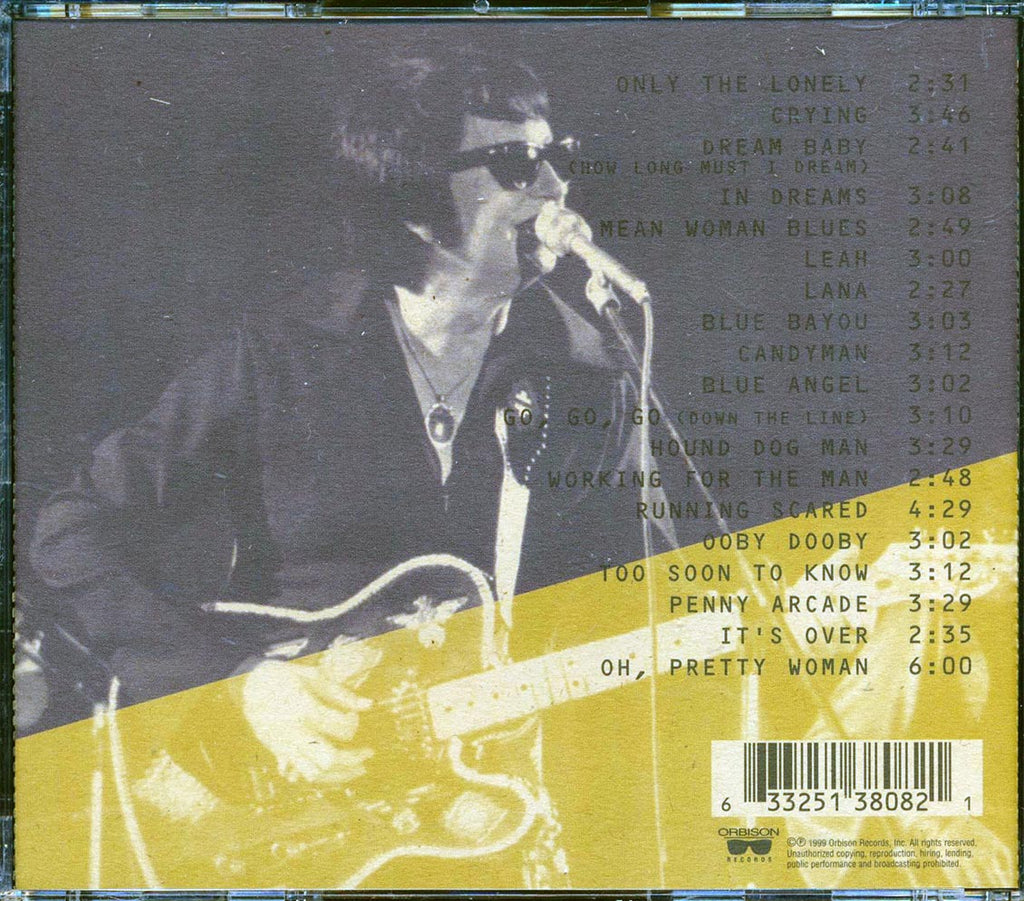 Roy Orbison - Live From Birmingham, July 13, 1980, Birmingham, Alabama, USA Music CD