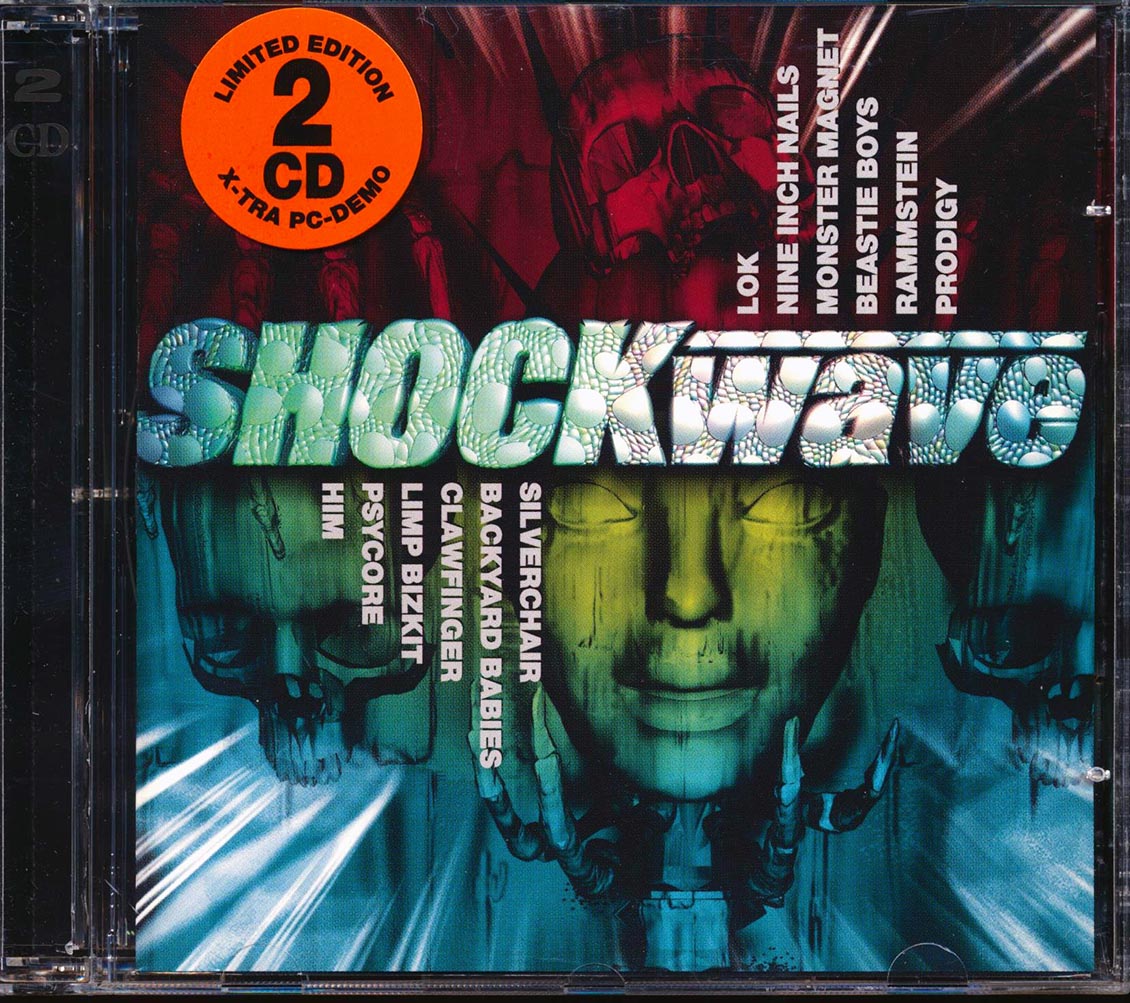 The Beastie Boys, Rob Zombie, Nine Inch Nails, Limp Bizkit, Rammstein, Etc. - Shockwave Music CD