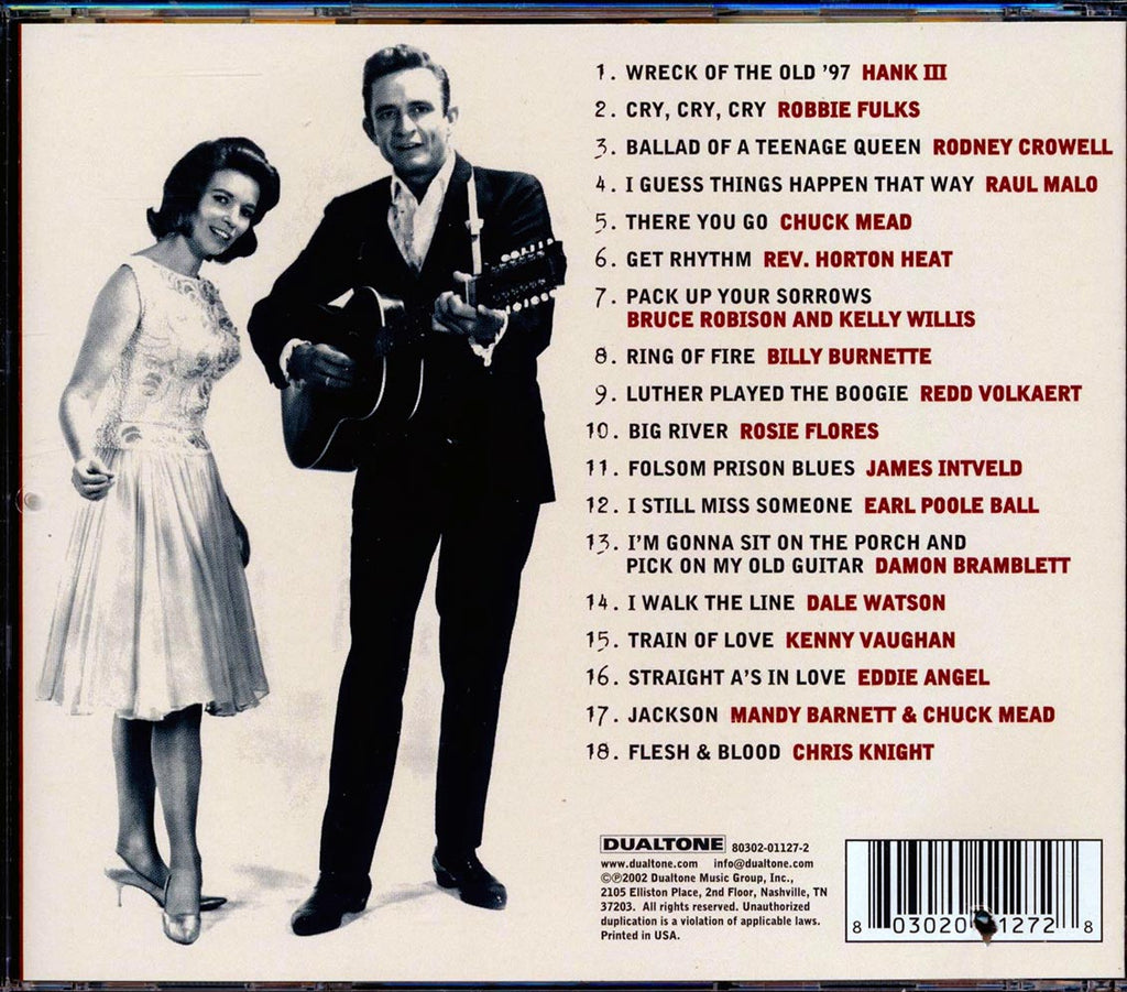 Robbie Fulkes, Hank III, Chuck Mead, Earl Poole Ball, Etc. - Dressed In Black: A Tribute To Johnny Cash (marked/ltd stock) Music CD