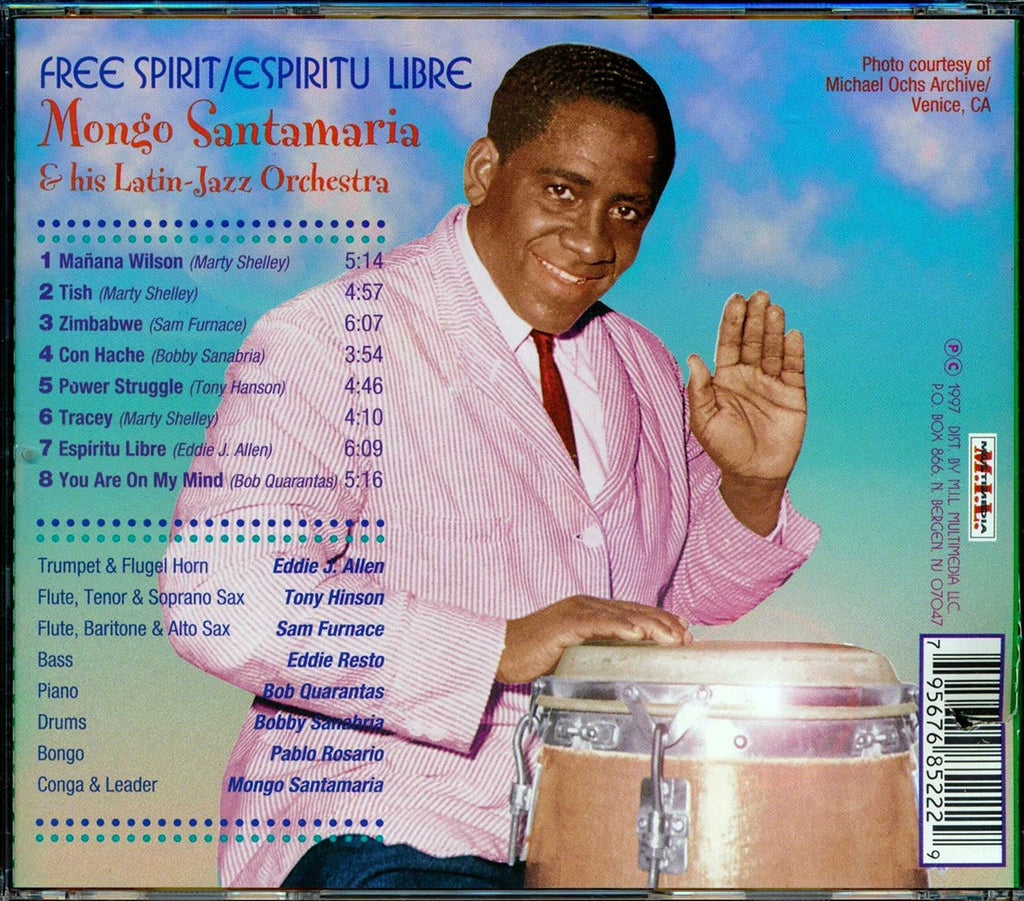 Mongo Santamaria & His Latin-Jazz Orchestra - Free Spirit (Espiritu Libre) (marked/ltd stock) Music CD