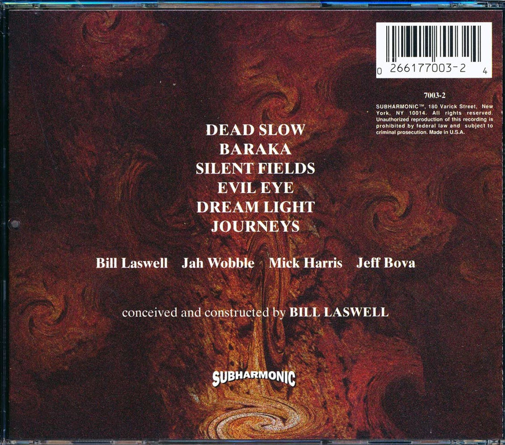 Divination (Bill Laswell, Jah Wobble, Mick Harris, Jeff Bova) - Ambient Dub Volume II: Dead Slow Music CD