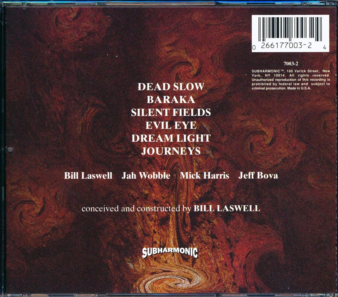 Divination (Bill Laswell, Jah Wobble, Mick Harris, Jeff Bova) - Ambient Dub Volume II: Dead Slow Music CD