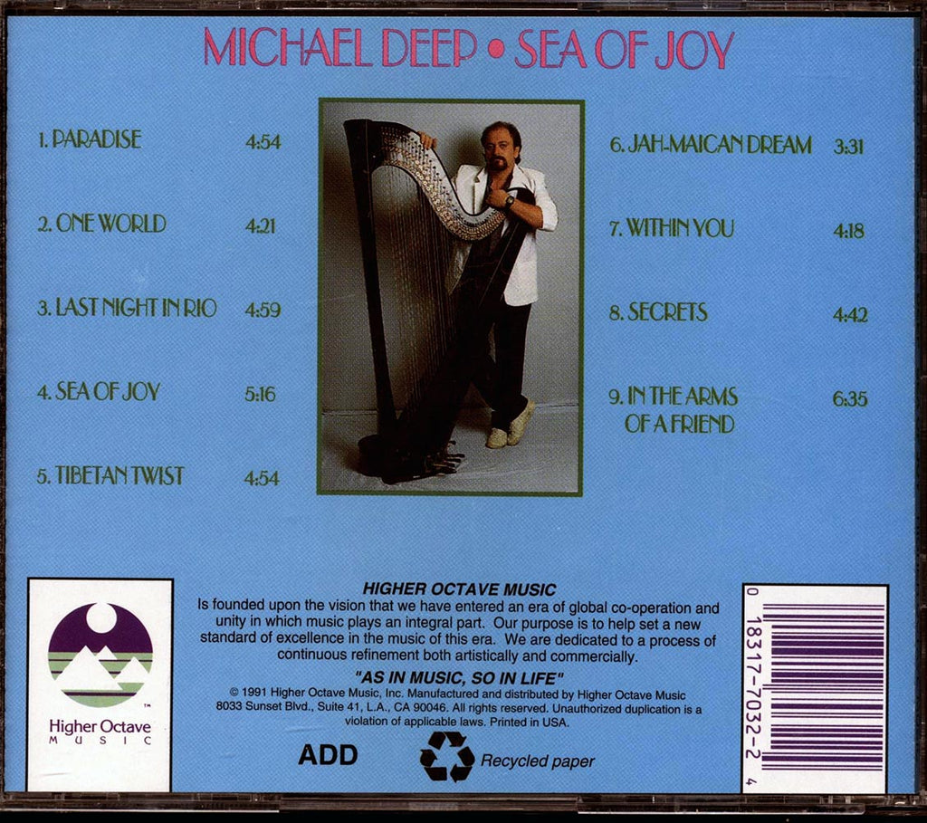 Michael Deep - Sea Of Joy Music CD