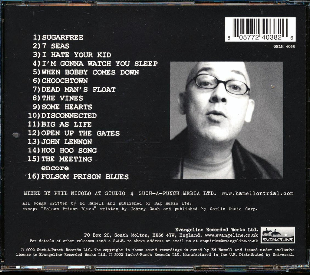 Hamell On Trial - Ed's Not Dead: Hamell Comes Alive! Live! Raw! Uncensored! Music CD