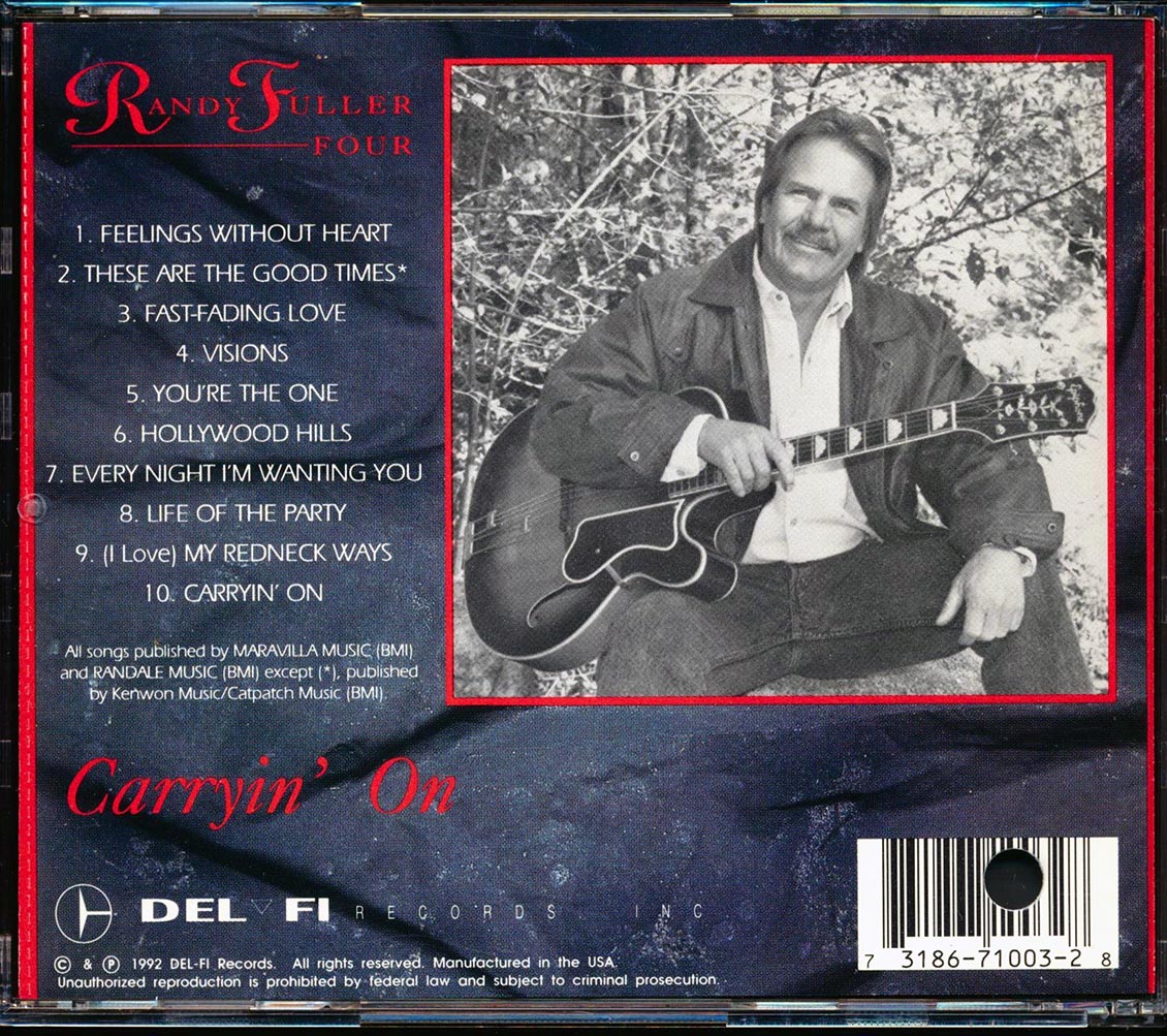 Randy Fuller Four - Carryin' On (marked/ltd stock) Music CD