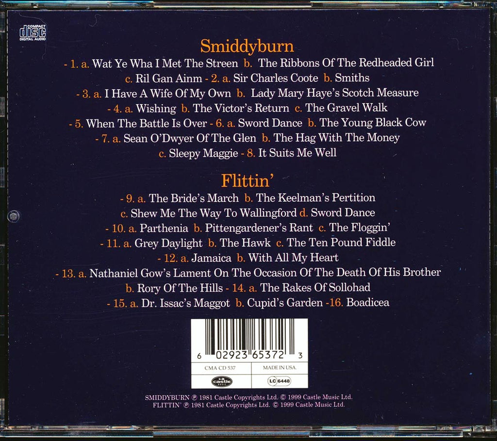 Dave Swarbrick - Smiddyburn + Flittin' (2 albums on 1 CD) Music CD