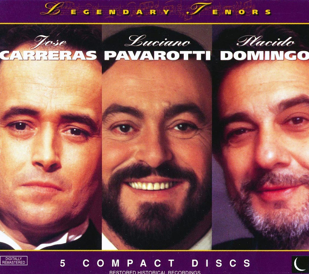 Jos Carreras, Luciano Pavarotti, Placido Domingo - Legendary Tenors (5xCD) Music CD