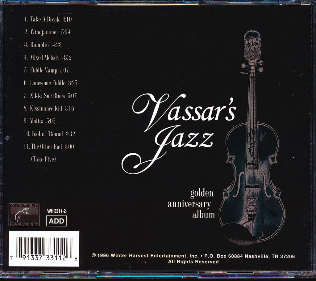 Vassar Clements - Vassar's Jazz: Golden Anniversary Album Music CD