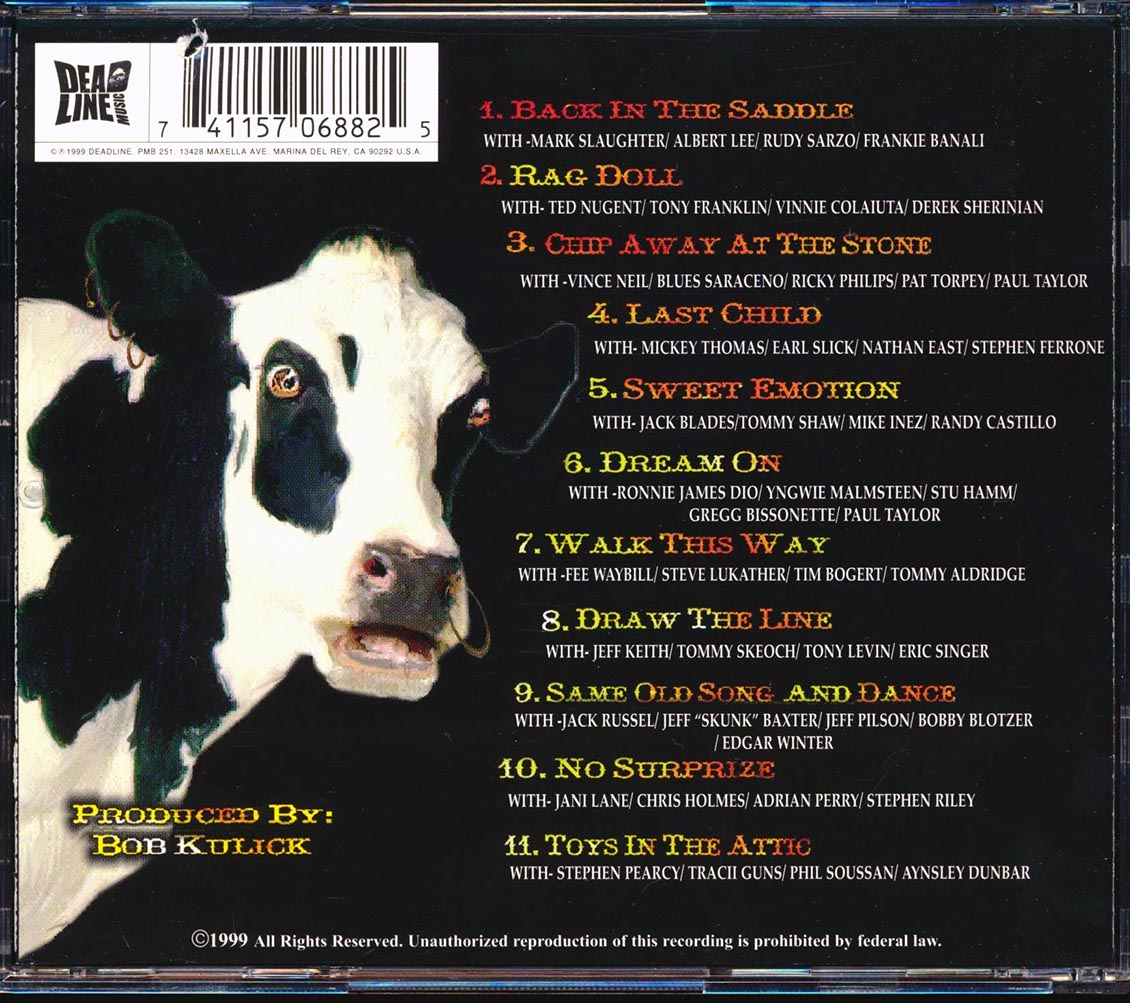 Ted Nugent, Vince Neil, Mark Slaughter, Jack Russell, Etc. - Tribute To Aerosmith: Not The Same Old Song And Dance (marked/ltd stock) Music CD