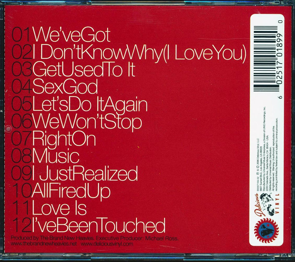 The Brand New Heavies - Get Used To It (incl. large booklet) Music CD
