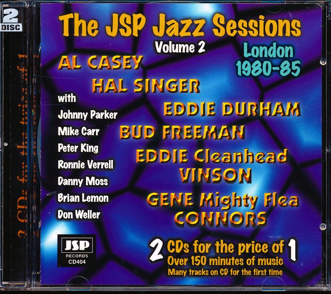 Bud Freeman, Eddie Cleanhead Vinson, Eddie Durham, Etc. - The JSP Jazz Sessions Volume 2: London 1980-85 (29 tracks) (2xCD) Music CD