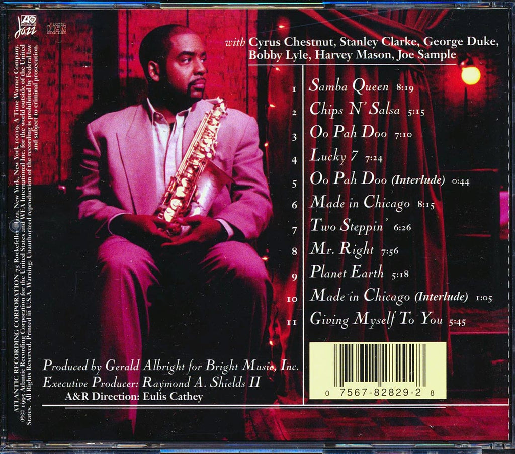 Gerald Albright - Giving Myself To You (promo) Music CD