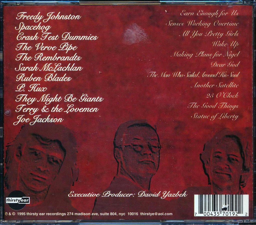 Sarah McLachlan, The Rembrandts, Crash Test Dummies, Etc. - A Testamonial Dinner: The Songs Of XTC (marked/ltd stock) Music CD