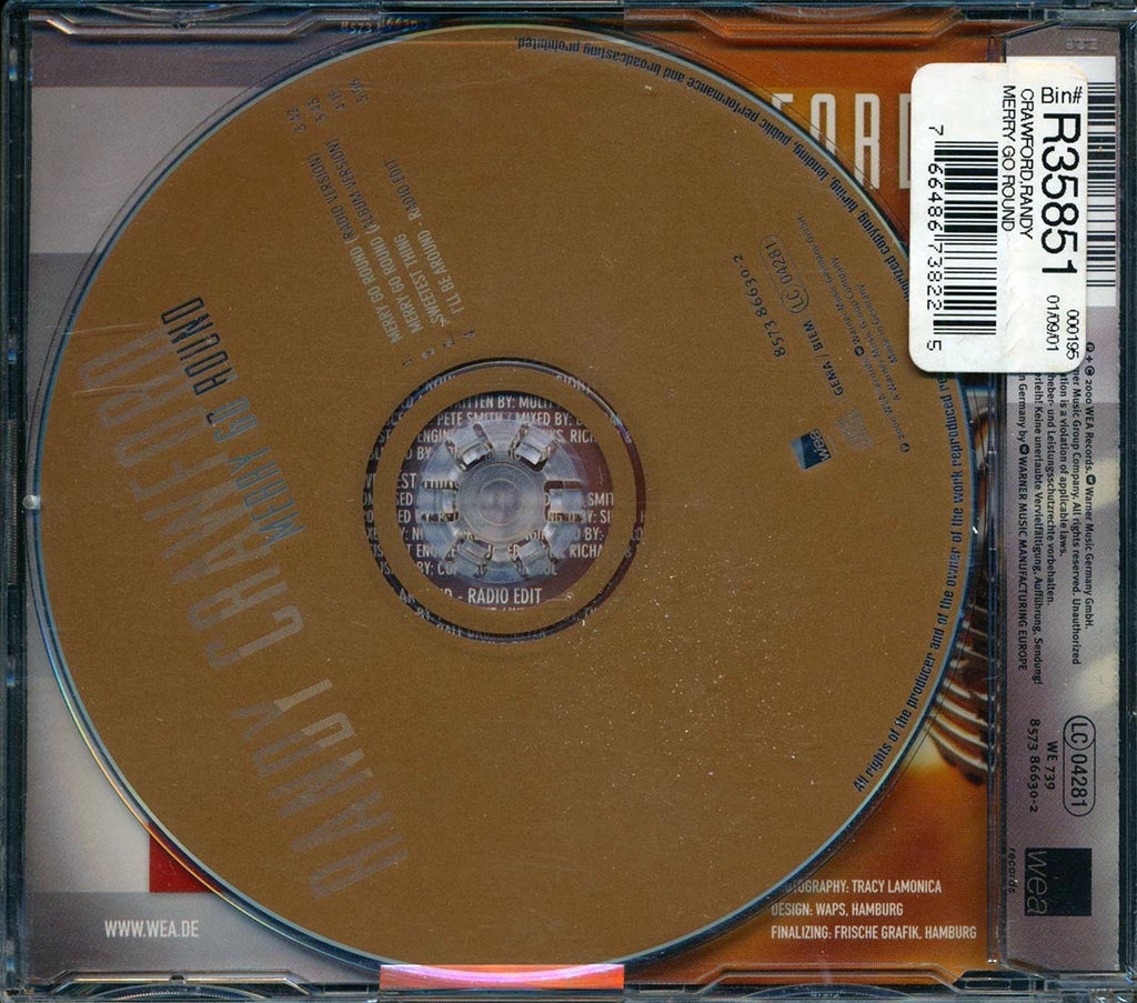 Randy Crawford - Merry Go Round (Maxi Single, 4 Tracks) Music CD
