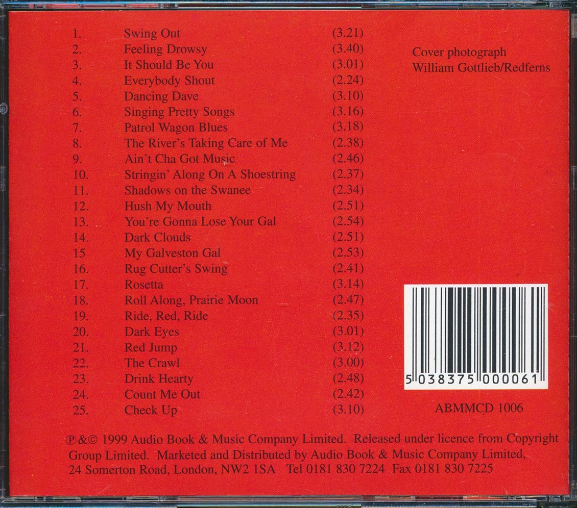 Henry Red Allen - Ride Red Ride (25 tracks) Music CD