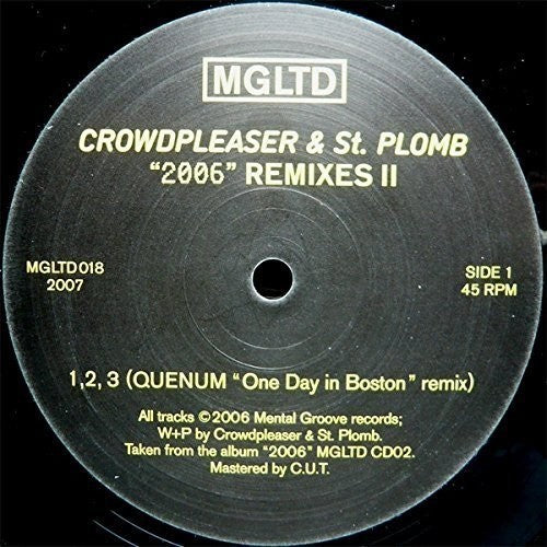 Crowdpleasers & St-plomb - 2006 Remixes - Vinyl Record