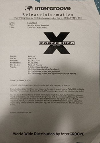 Paradroid - Monster Waves Revealed - Vinyl Record