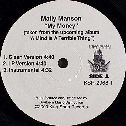 Mally,manson - My Money B/w Anybody Can Get It - Vinyl Record